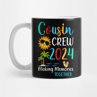 Cousin crew 2024 Summer Vacation Beach Family Trips Matching Mug